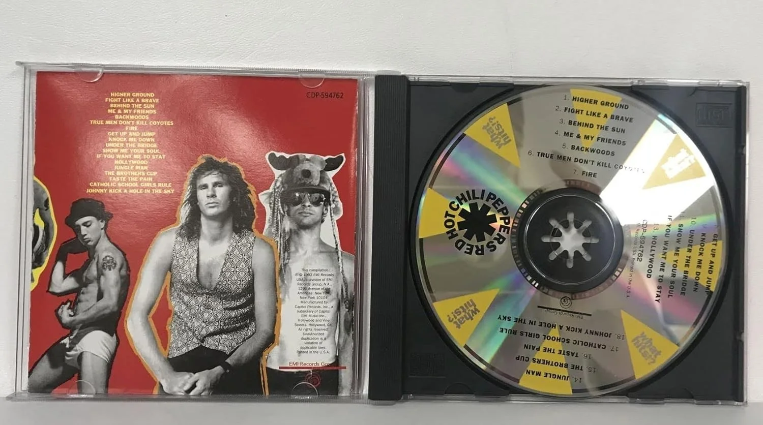 Chad Smith Signed Autographed 'The Red Hot Chili Peppers' Music CD Compact Disc, изображение 2