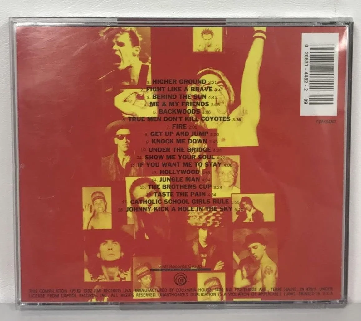 Chad Smith Signed Autographed 'The Red Hot Chili Peppers' Music CD Compact Disc, изображение 3