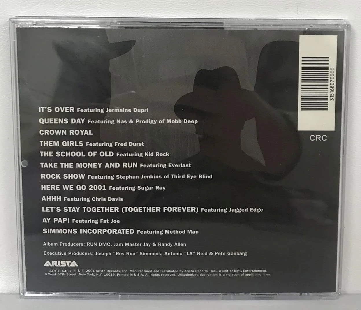 Darryl McDaniels aka DMC Signed Autographed "Run DMC" Music CD Compact Disc, image 3