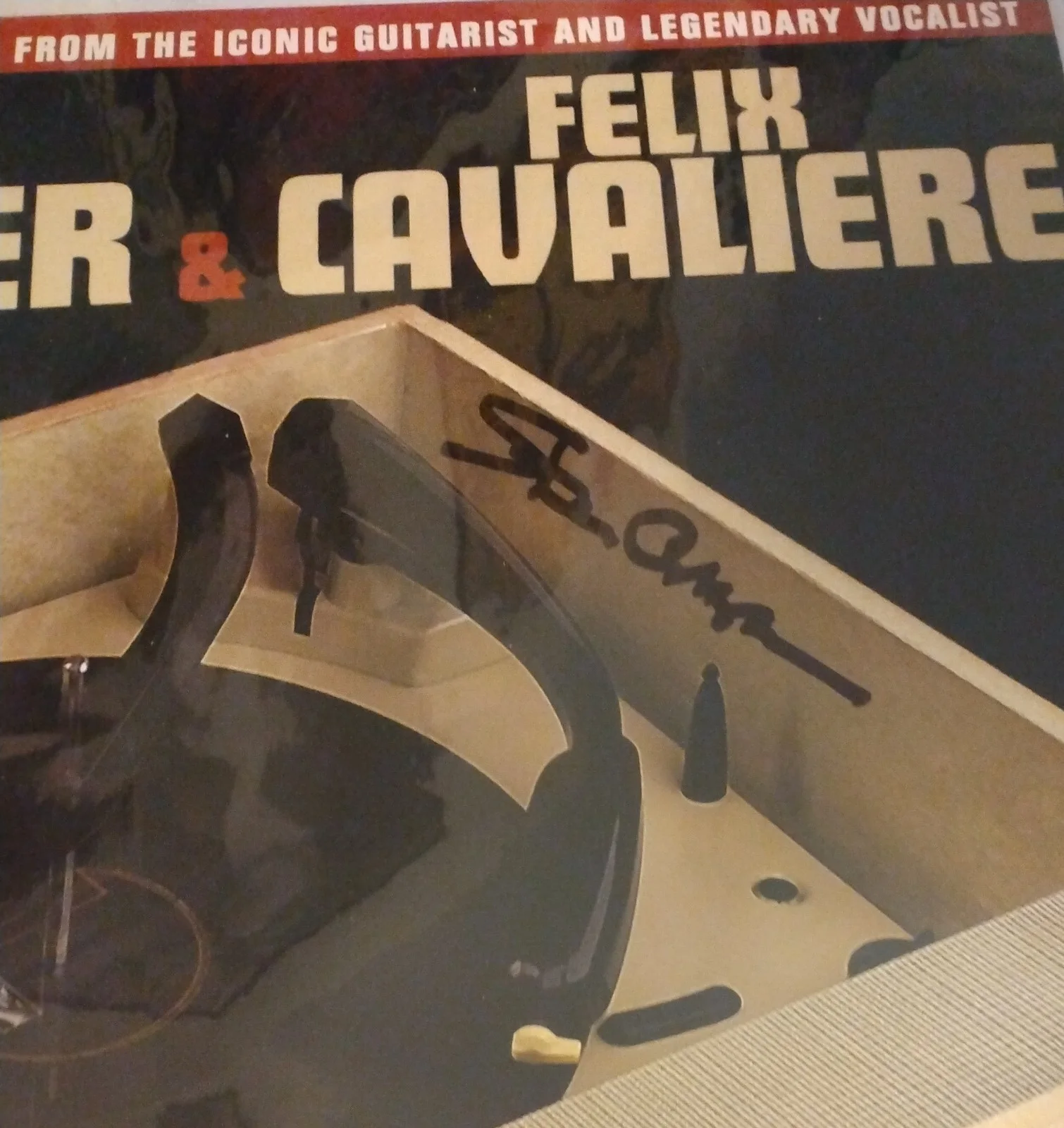 steve cropper - felix cavaliere - signed - autographed - promo flat - poster, image 3