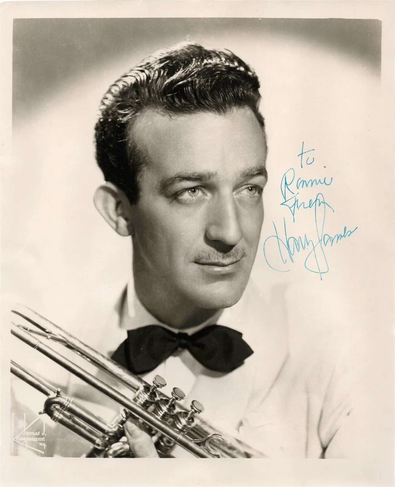 Harry James — HARRY JAMES Autographed 8x10 Photo PSA/DNA Big Band Leader