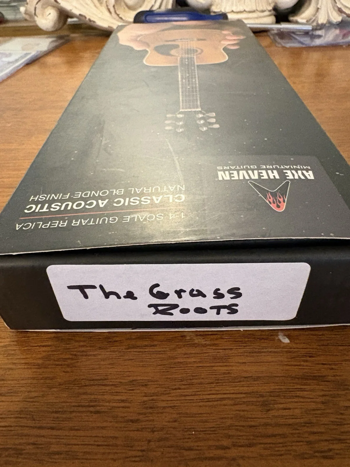 The Grass Roots Signed Mini Guitar, image 5