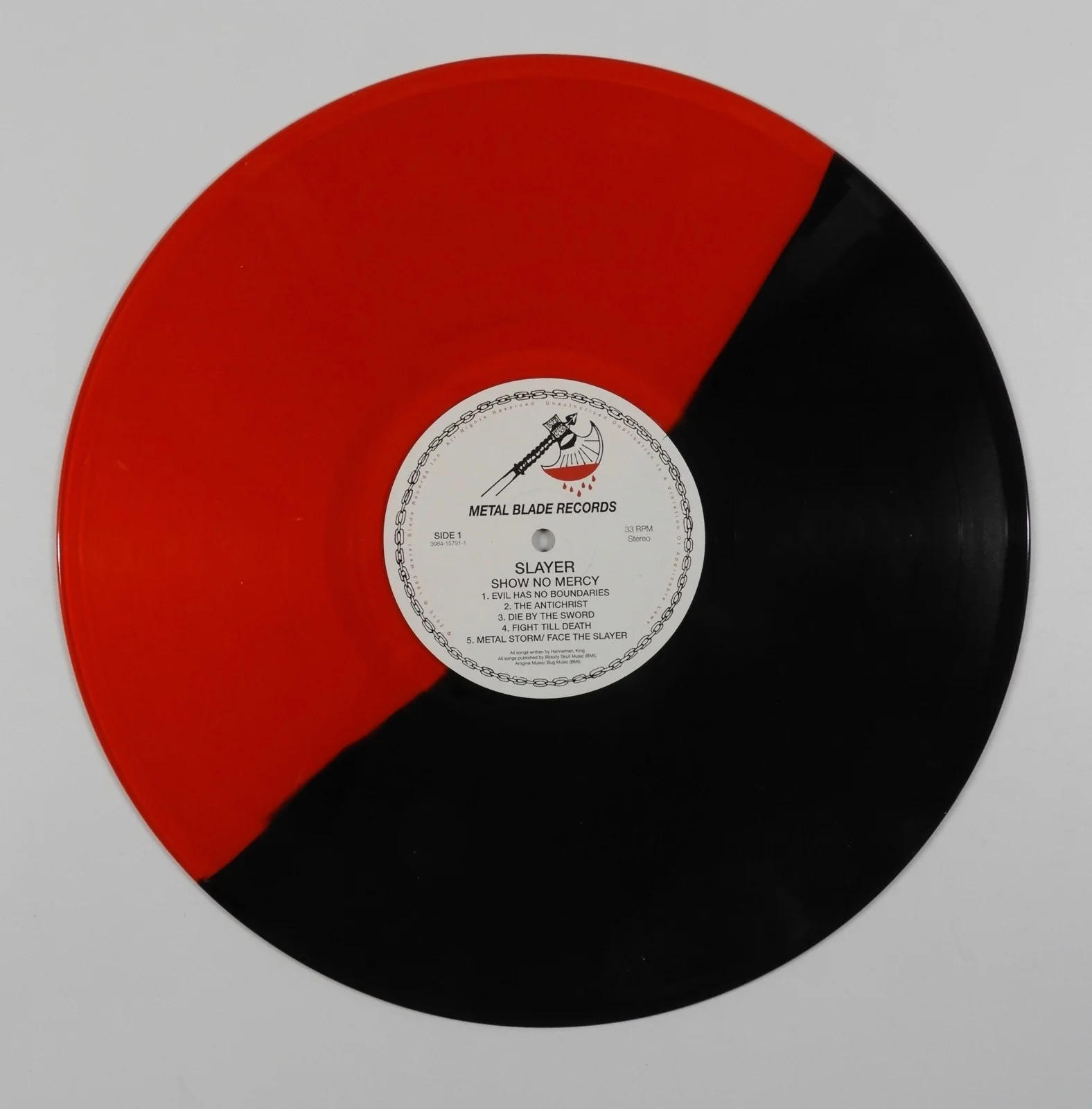 Slayer Kerry King Signed Autograph Album Record Vinyl Show No Mercy, изображение 3