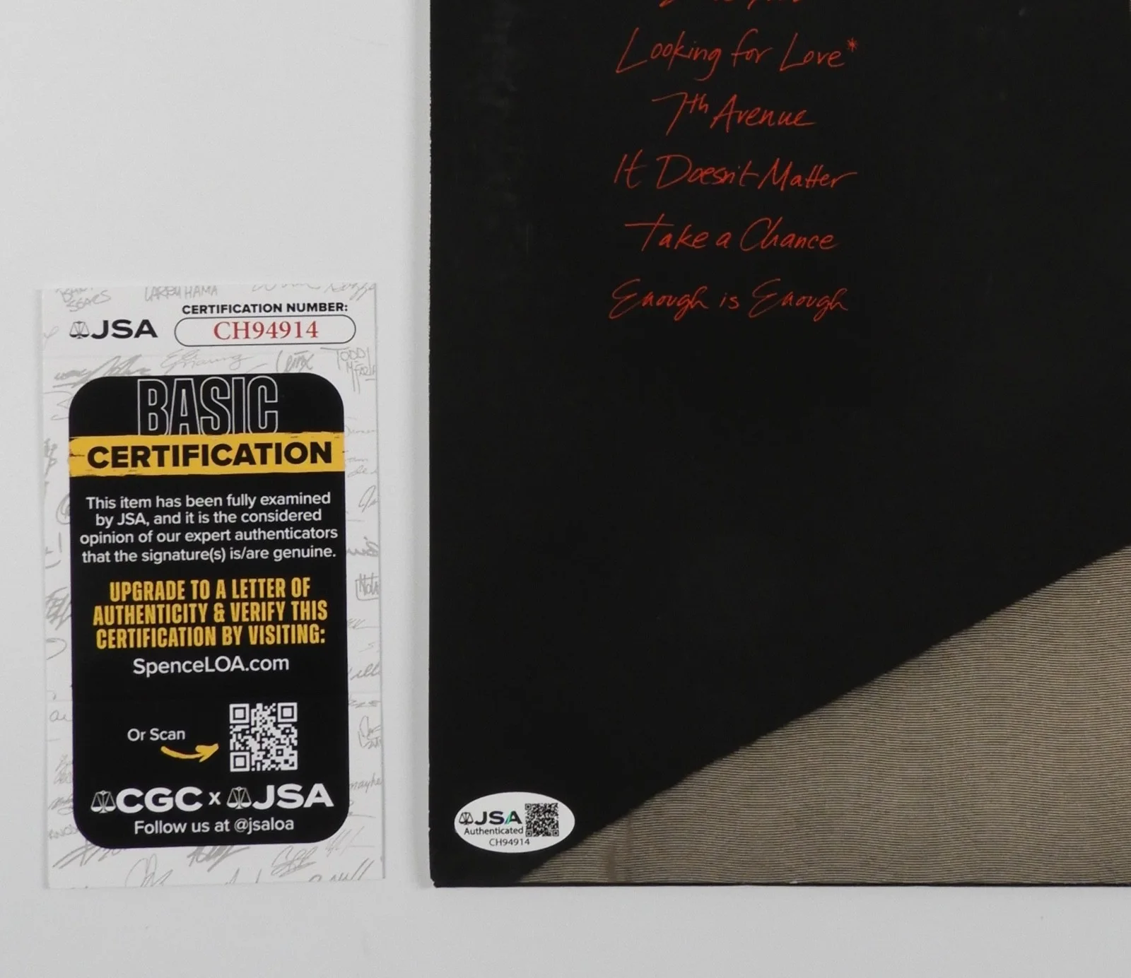 Stephen Pearcy Ratt JSA Signed Autograph Album Record Vinyl Warren DeMartini, image 3