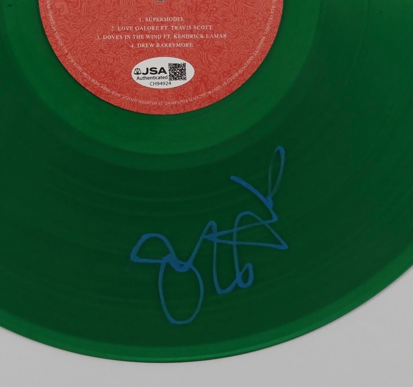 SZA JSA Autograph Signed Album Vinyl Record Ctrl, image 2
