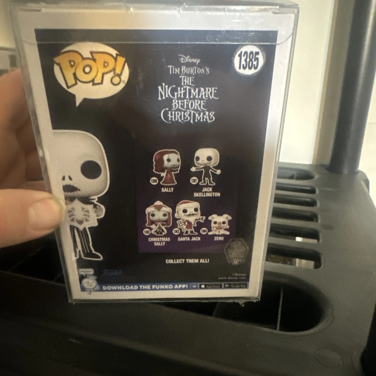 Jack Skellington Funko Pop! #1385Signed by Chris Sarandon With OC COA, изображение 3