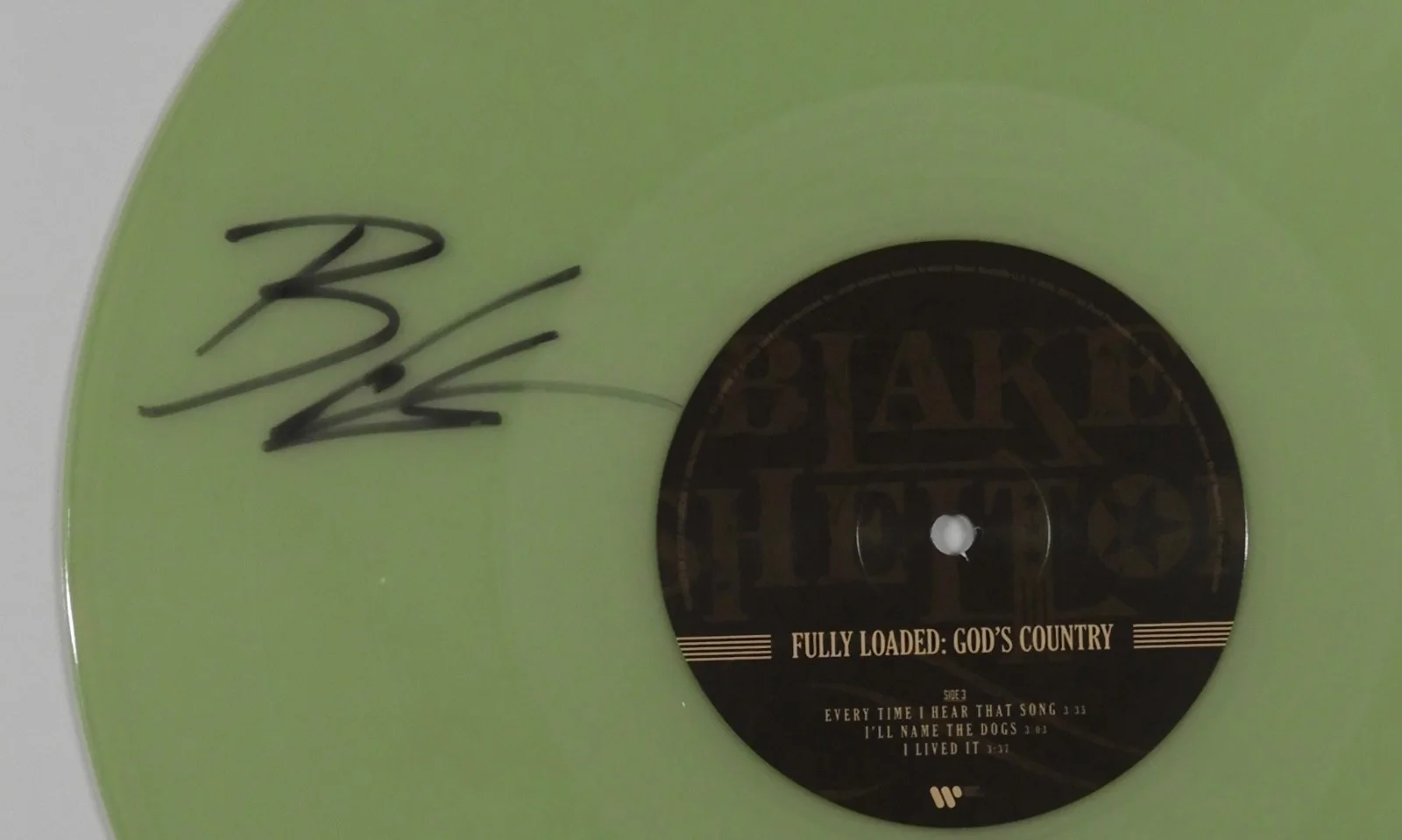 Blake Shelton JSA Signed Autograph Album Record Fully Loaded God's Country, image 2
