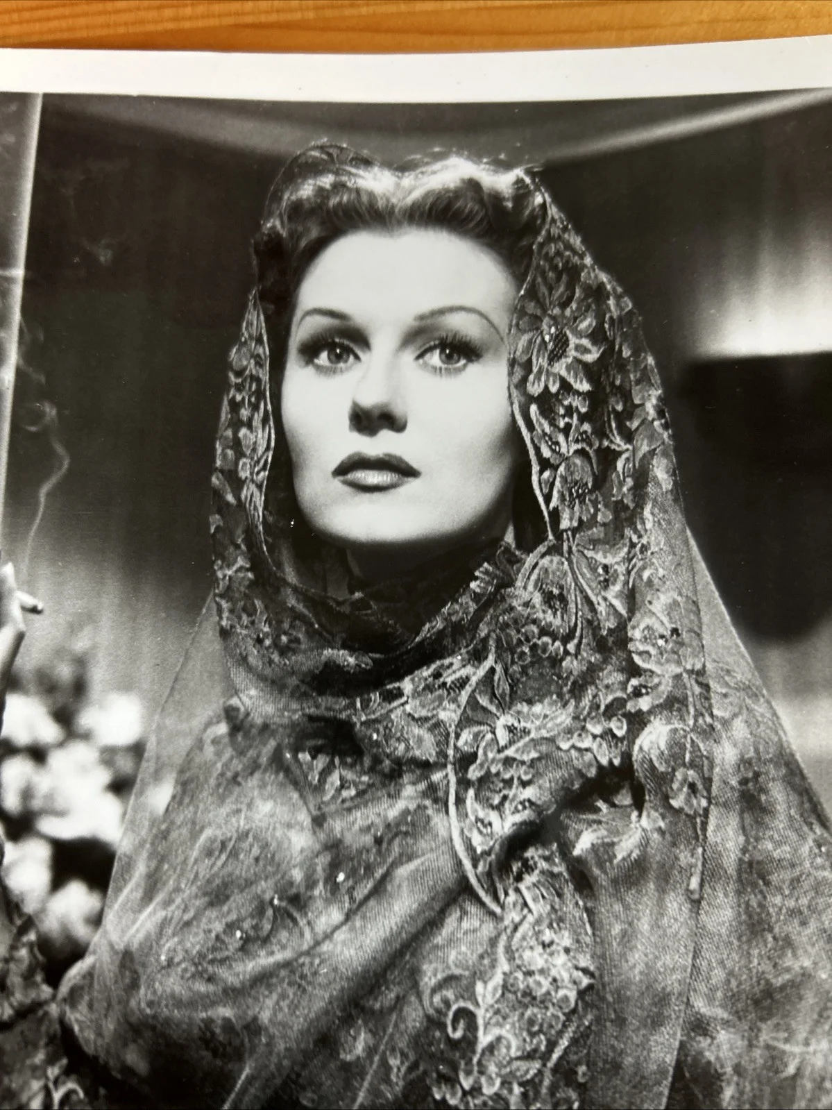 Rhonda Fleming — RHONDA FLEMING sexy Hollywood 8x10 glamour photo SIGNED w/COA, изображение 4