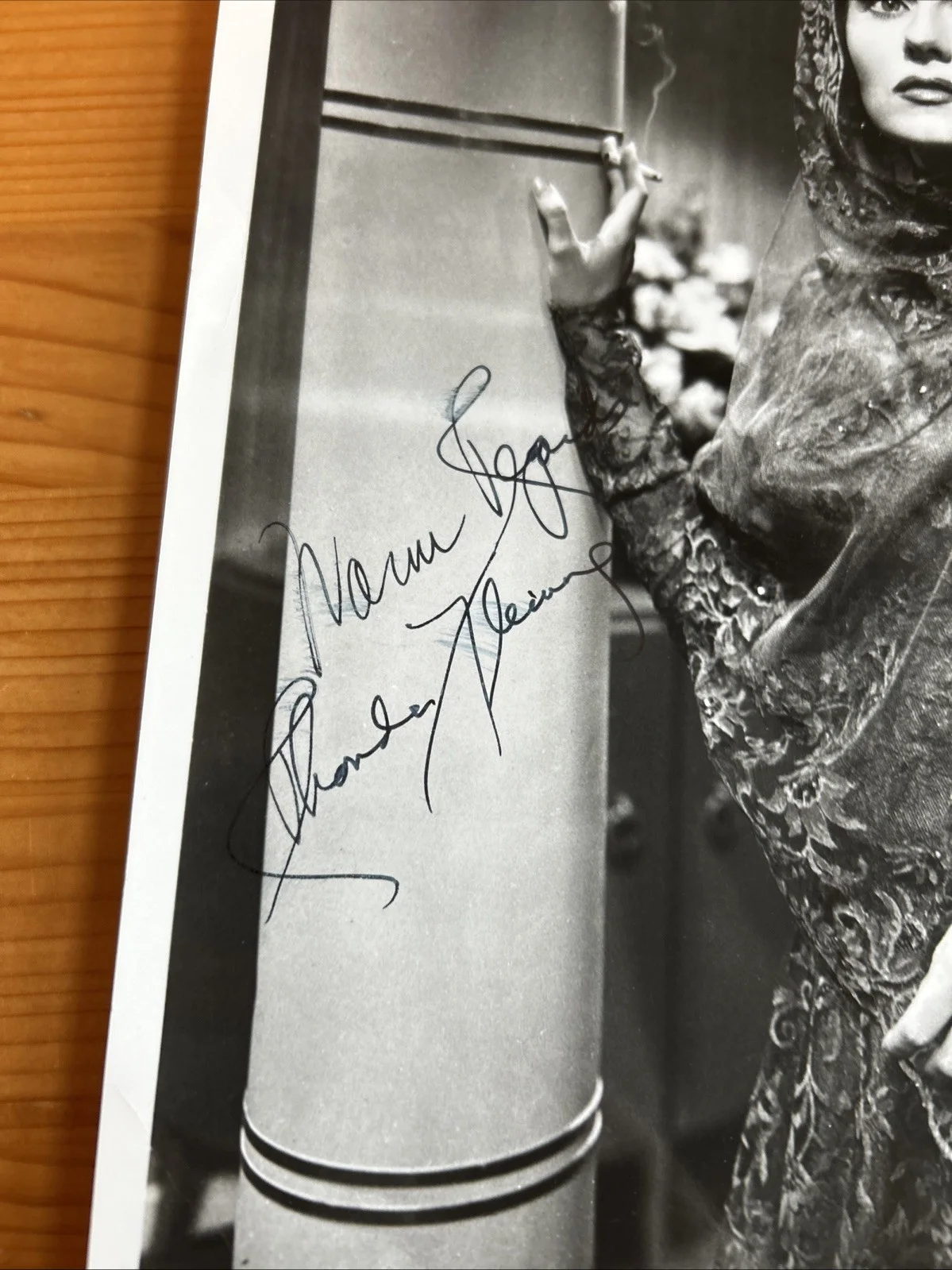 Rhonda Fleming — RHONDA FLEMING sexy Hollywood 8x10 glamour photo SIGNED w/COA, изображение 5