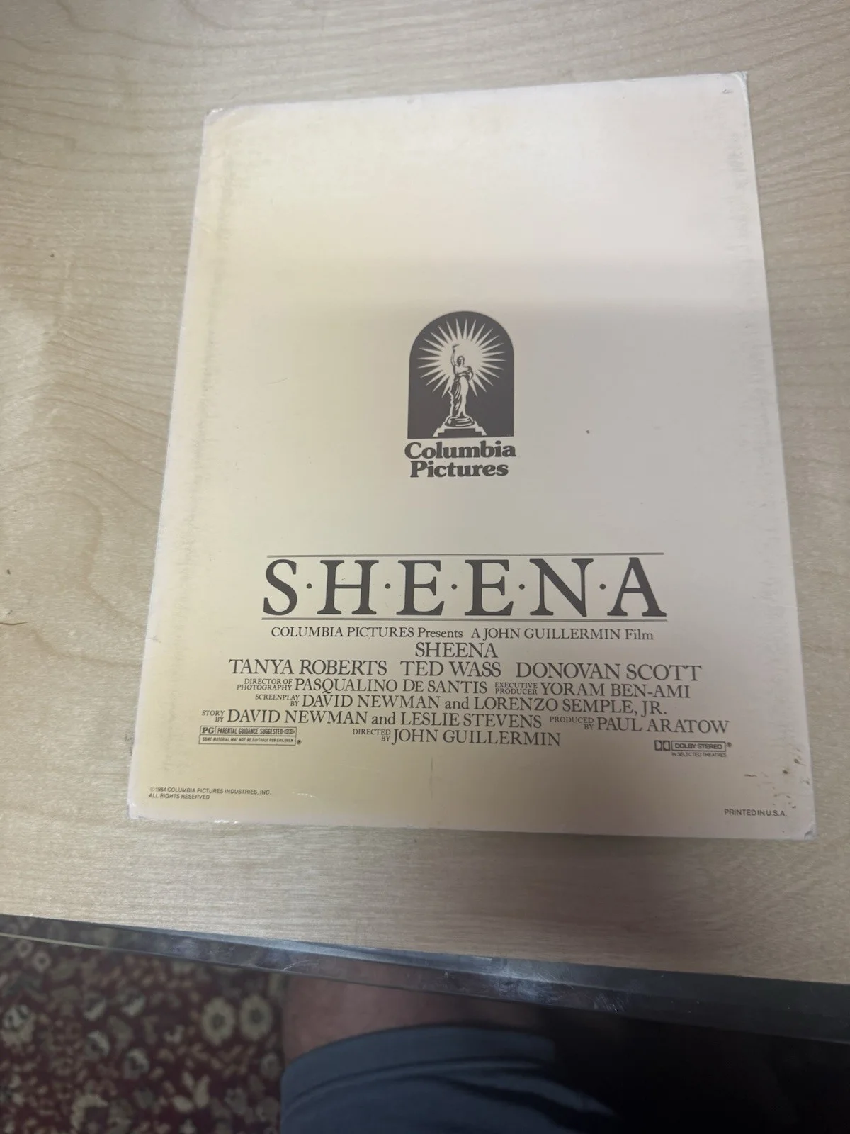 Tonya Roberts Signed Sheena Movie Program.Charlies Angels That 70’s Show, image 4