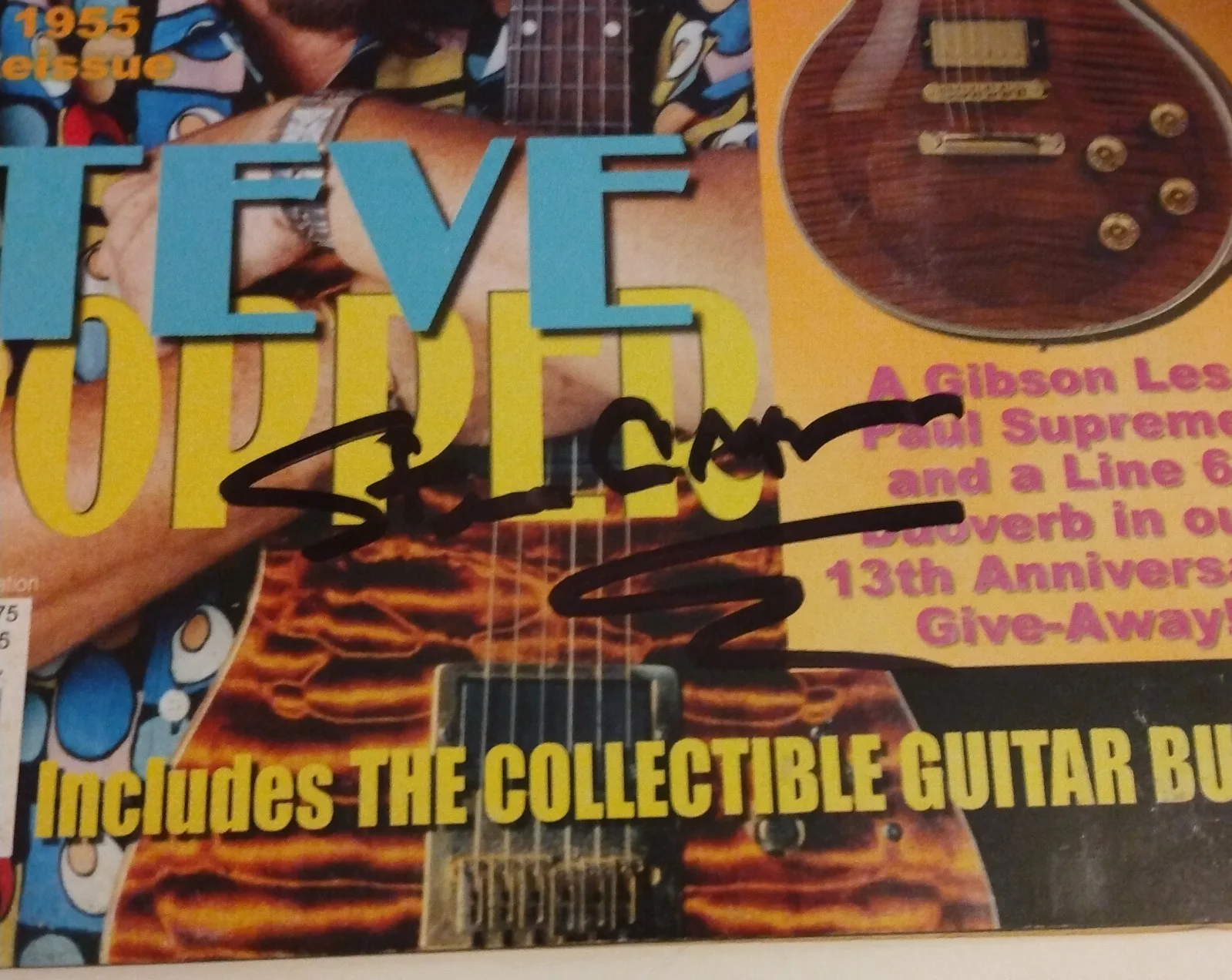 steve cropper - signed - autographed - 20th century guitar - magazine, image 2