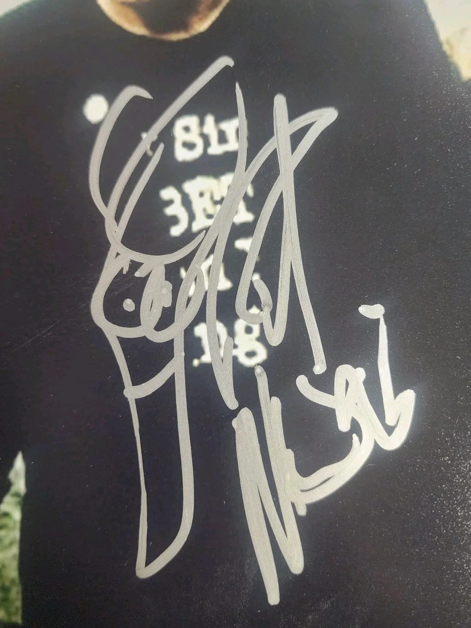 Rick Nielsen Signed Cheap Trick 11x14 With Sketch Rare JSA AY28667, изображение 2