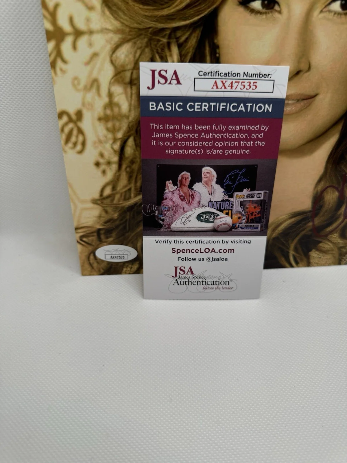 CARNIE WILSON Signed 8x10 WILSON PHILLIPS Authentic Photo Autographed JSA COA, image 2
