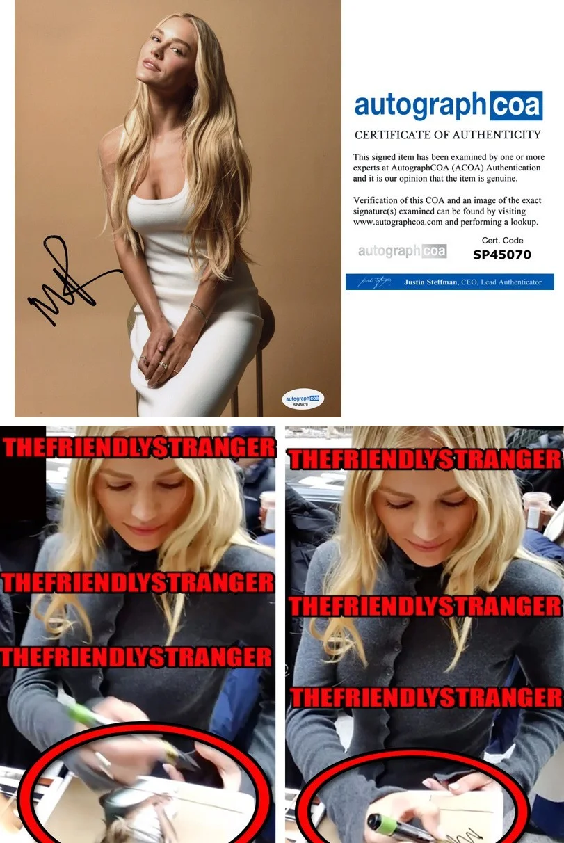 Michelle Randolph — Michelle Randolph signed Autograph 8x10 Photo EXCT PROOF d LANDMAN Hot SEXY ACOA