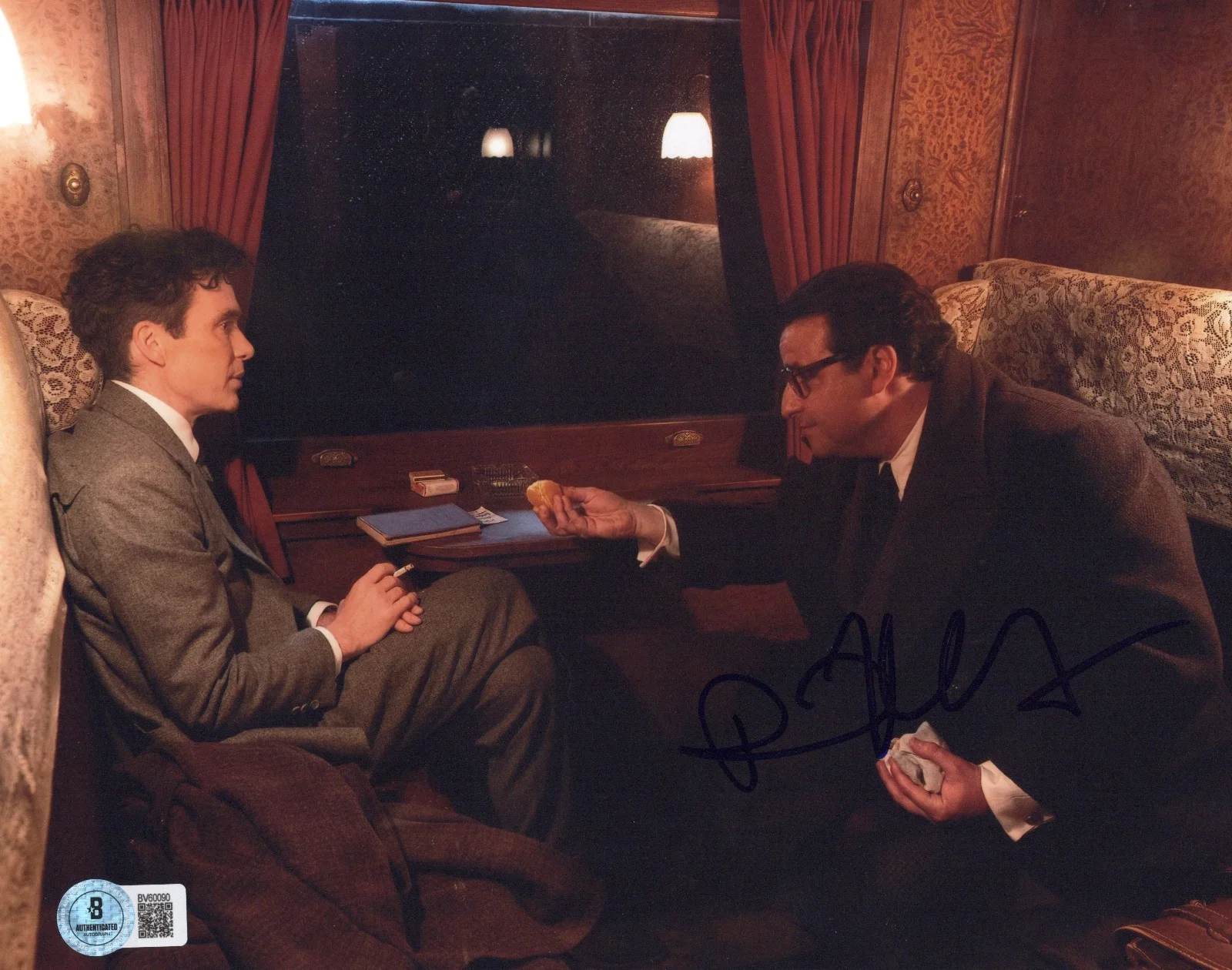 DAVID KRUMHOLTZ SIGNED 'OPPENHEIMER' 8x10 MOVIE PHOTO BECKETT BAS COA, изображение 2
