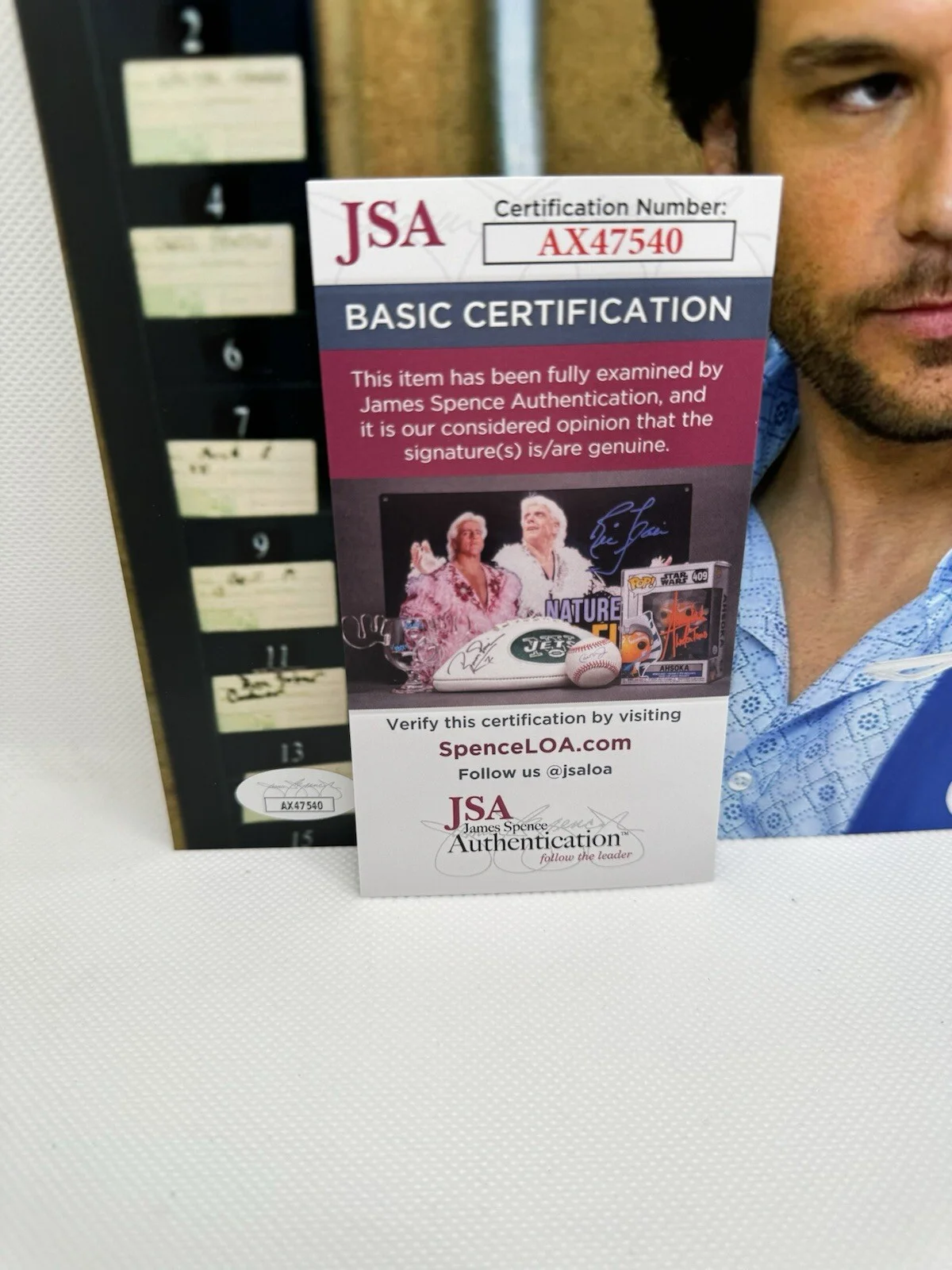 Dane Cook — Dane Cook Signed Autographed Employee Of The Month Photo JSA COA Comedian Funny, изображение 2