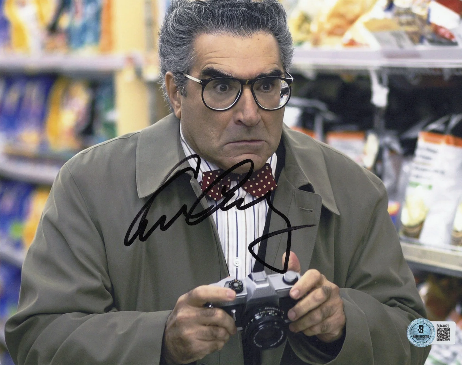 EUGENE LEVY SIGNED 'GOOBY' 8x10 MOVIE PHOTO SCHITT'S CREEK BECKETT BAS COA, изображение 2
