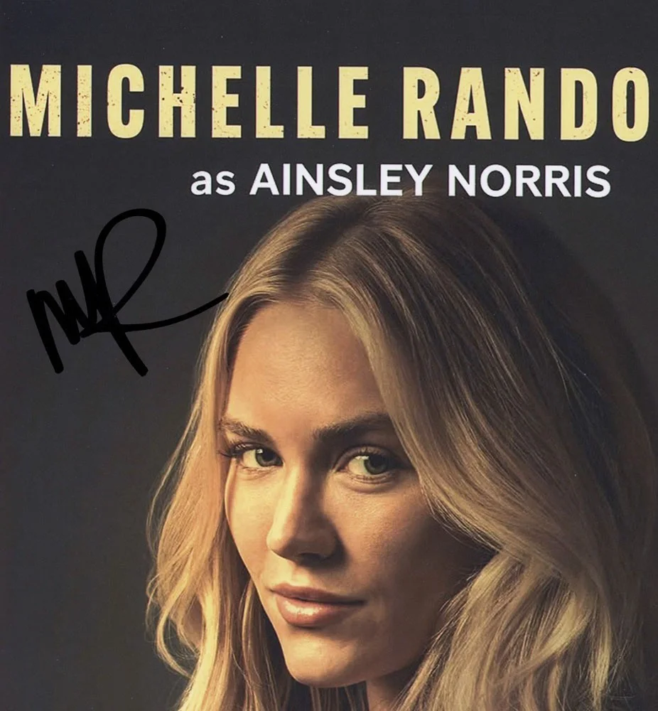 Michelle Randolph — Michelle Randolph signed "LANDMAN" 8x10 Photo EXCT PROOF a Hot SEXY Ainsley ACOA, изображение 5