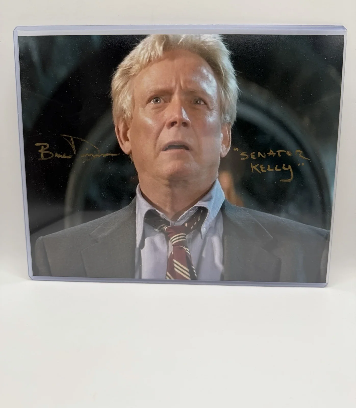 Bruce Davison — Bruce Davison X-Men "Senator Kelly" Signed Photo GCOA Witnessed Horror Con