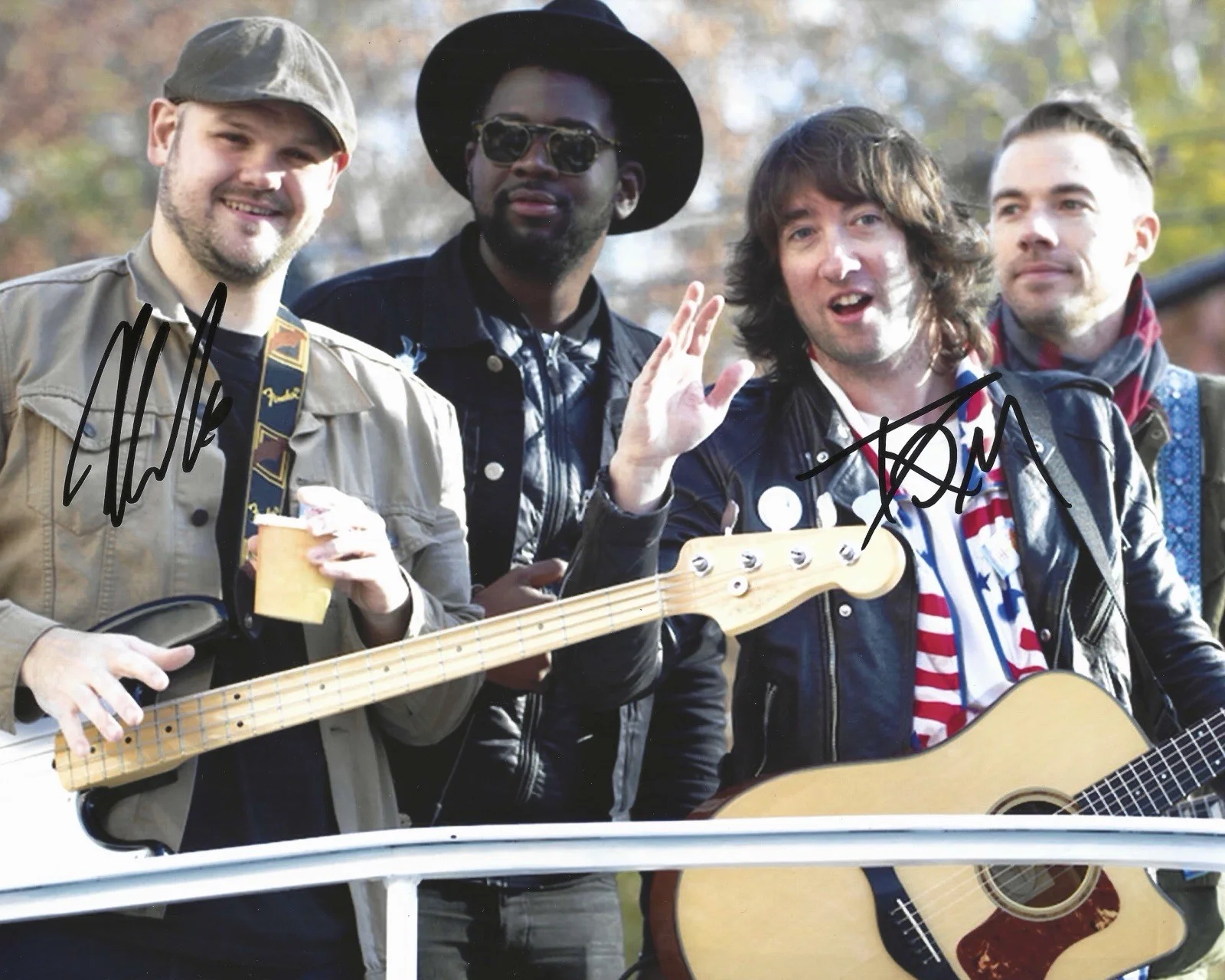TOM HIGGENSON & MIKE RETONDO SIGNED 8x10 PHOTO PLAIN WHITE T’S w/EXACT PROOF!, image 2