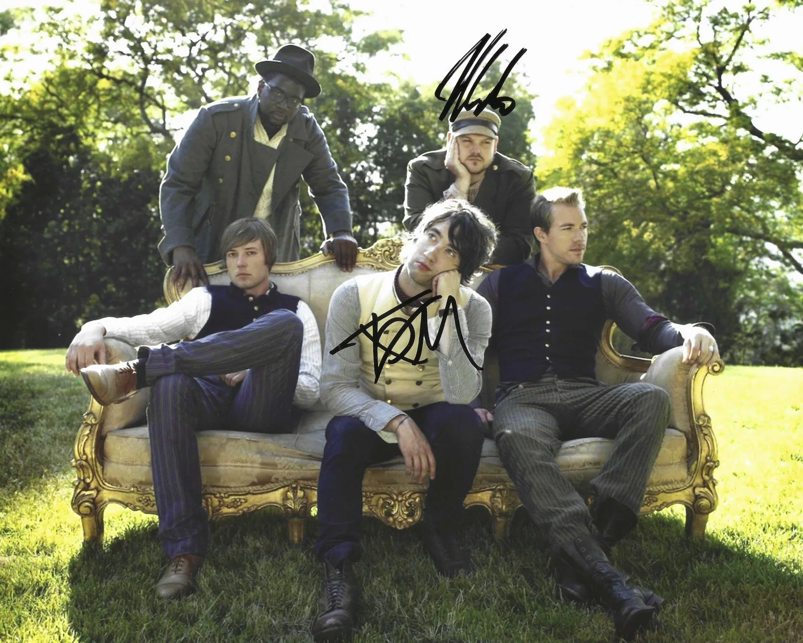 TOM HIGGENSON & MIKE RETONDO SIGNED 8x10 PHOTO PLAIN WHITE T’S w/EXACT PROOF!, изображение 2