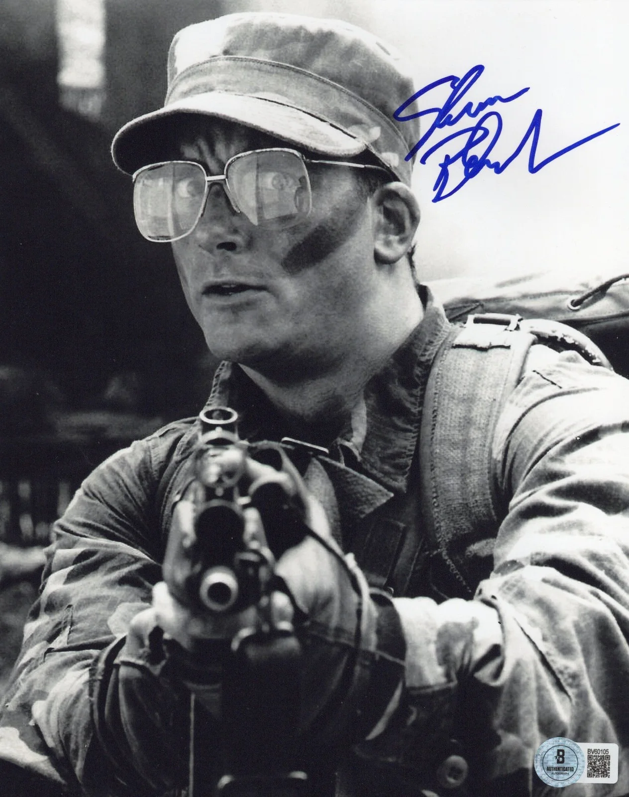 Shane Black — Shane Black Signed 'Predator' Hawkins 8x10 Movie Photo 7 BAS Beckett COA