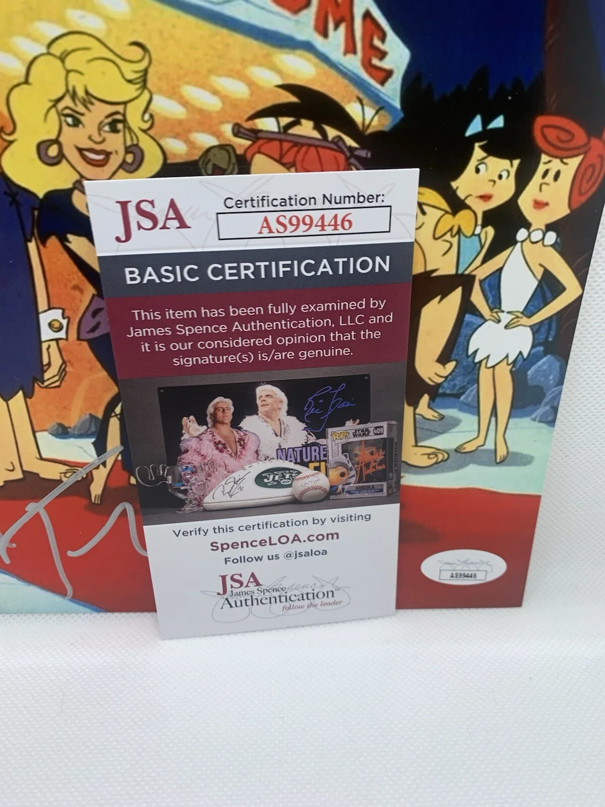 John Tesh — JOHN TESH SIGNED 8X10 PHOTO AUTOGRAPHED THE FLINTSTONES JSA COA HANNA BARBERA, изображение 2