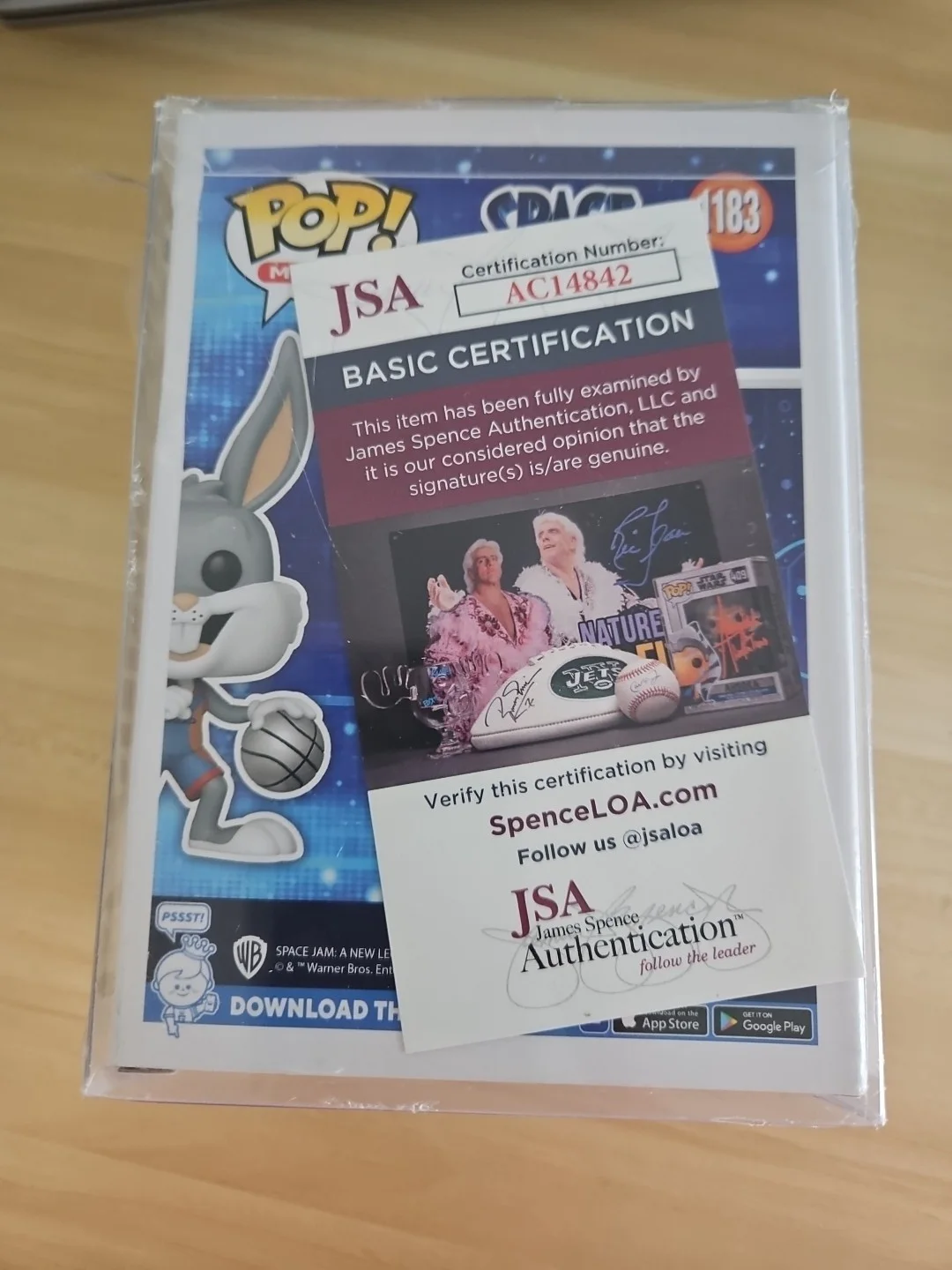 Billy West — Billy West Signed Autograph Auto Funko Pop JSA Space Jam Bugs Bunny Voice 1183, image 4