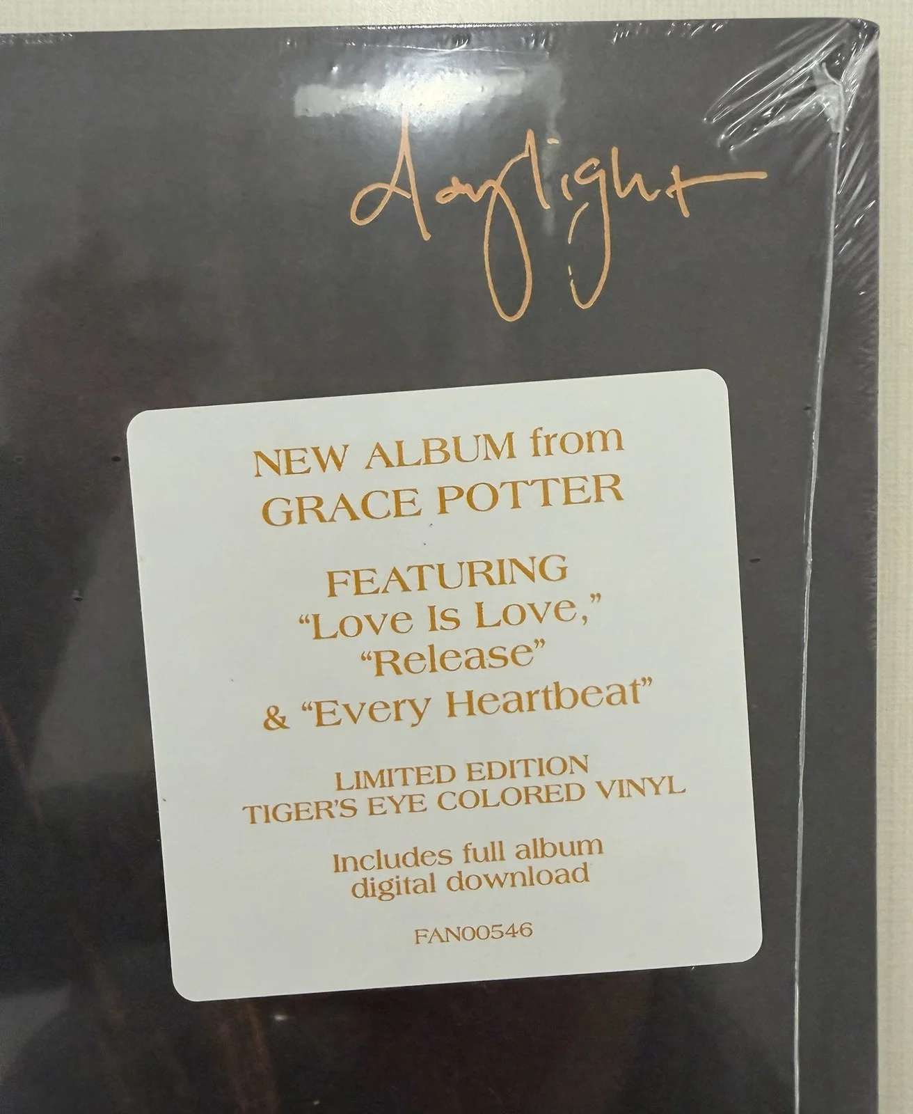 Grace Potter Daylight Tiger’s Eye Vinyl Signed Photo LP Record Sealed, изображение 2