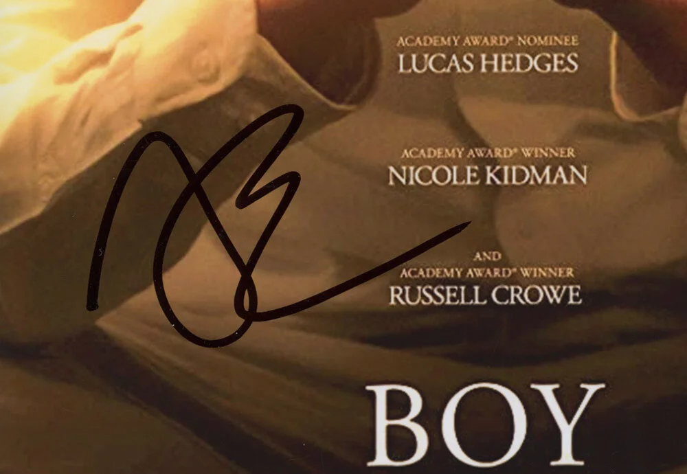 JOEL EDGERTON — Joel Edgerton signed "BOY ERASED" 8x10 Photo a TRAIN DREAMS Autographed ACOA COA, изображение 4
