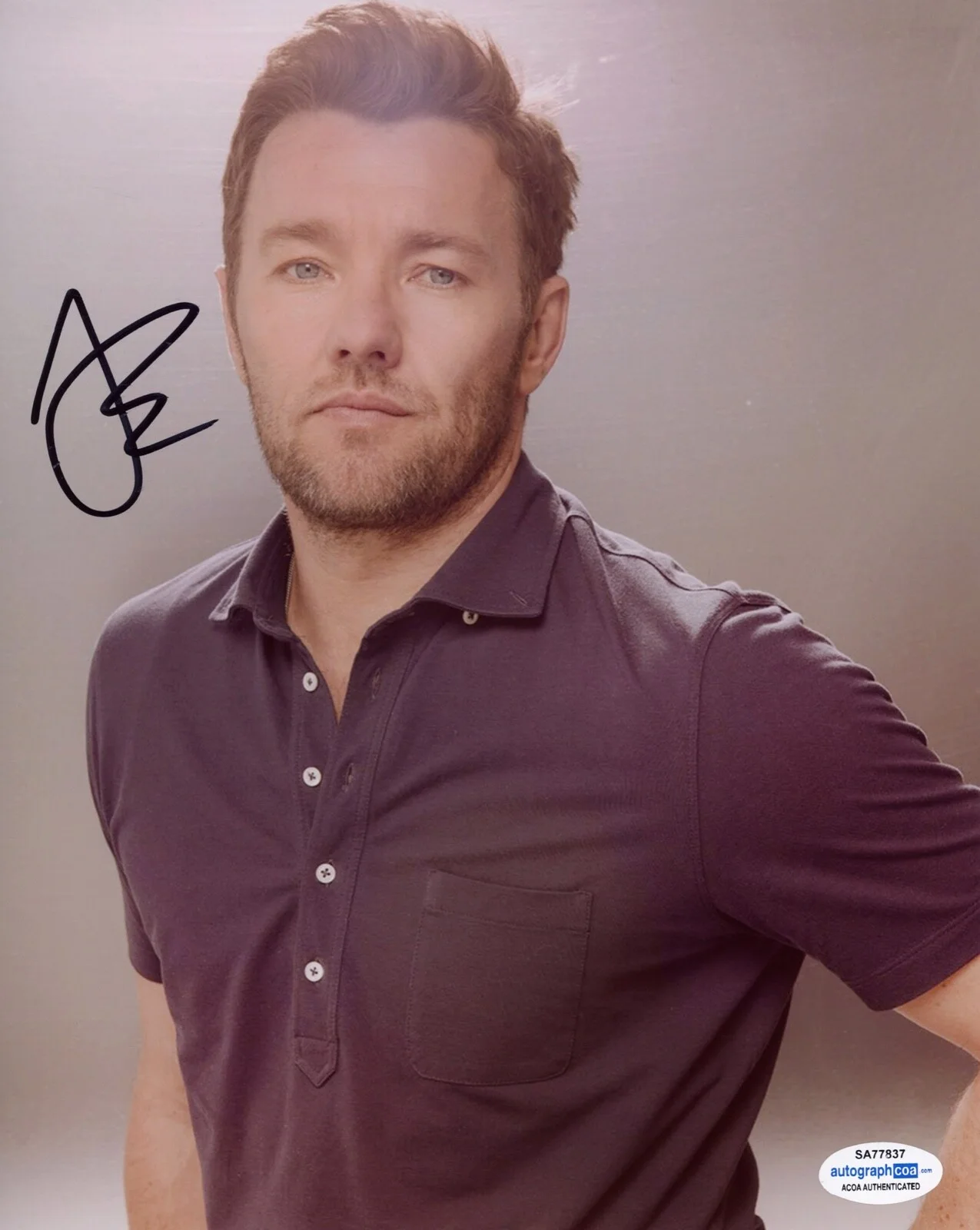 JOEL EDGERTON — Joel Edgerton signed Autographed 8x10 Photo f Sexy TRAIN DREAMS Warrior ACOA COA, image 3