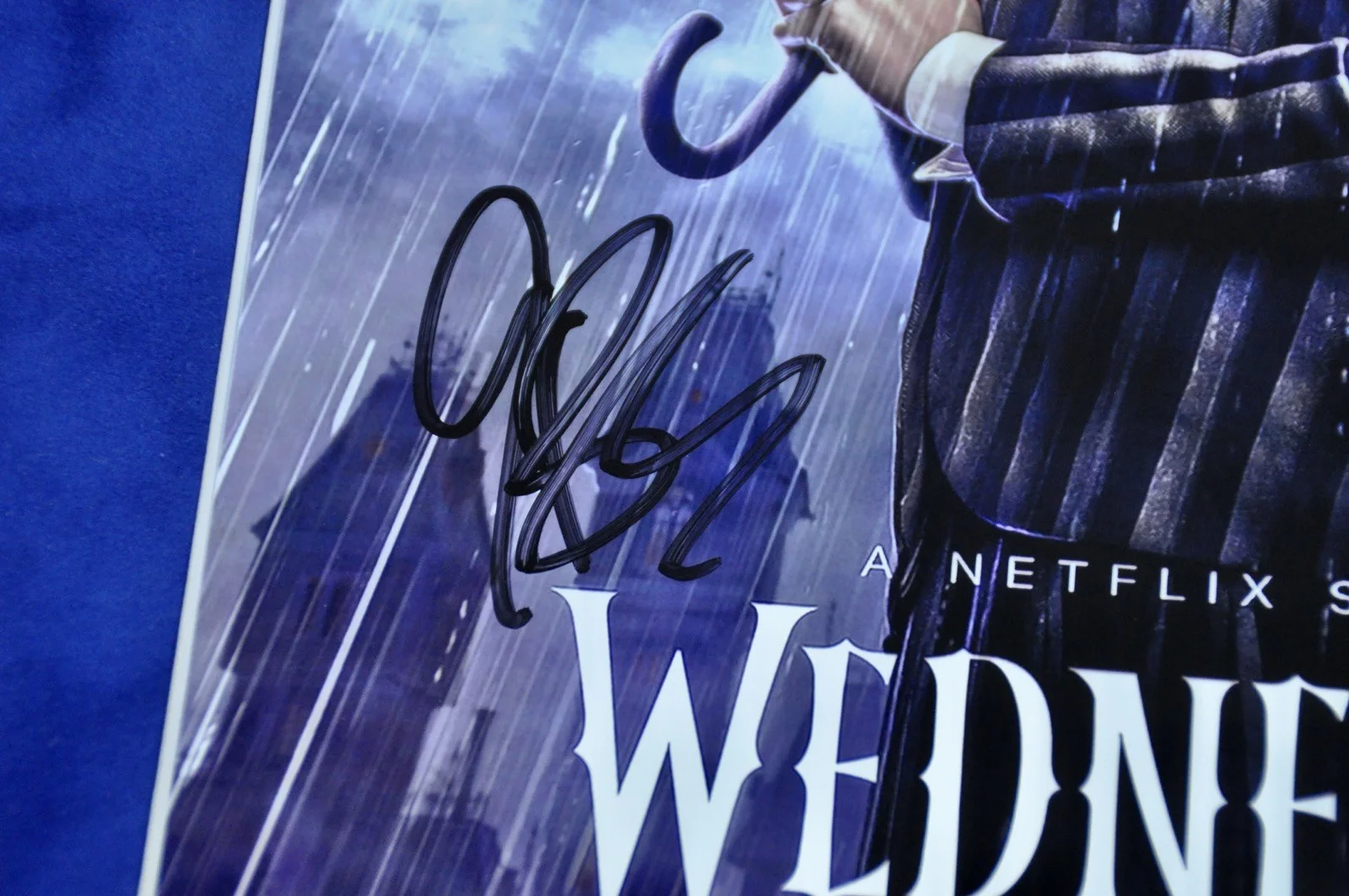 Netflix Wednesday Cast Signed 12” x 8” Photo Mounted Luis Guzman +3 With COA, изображение 4