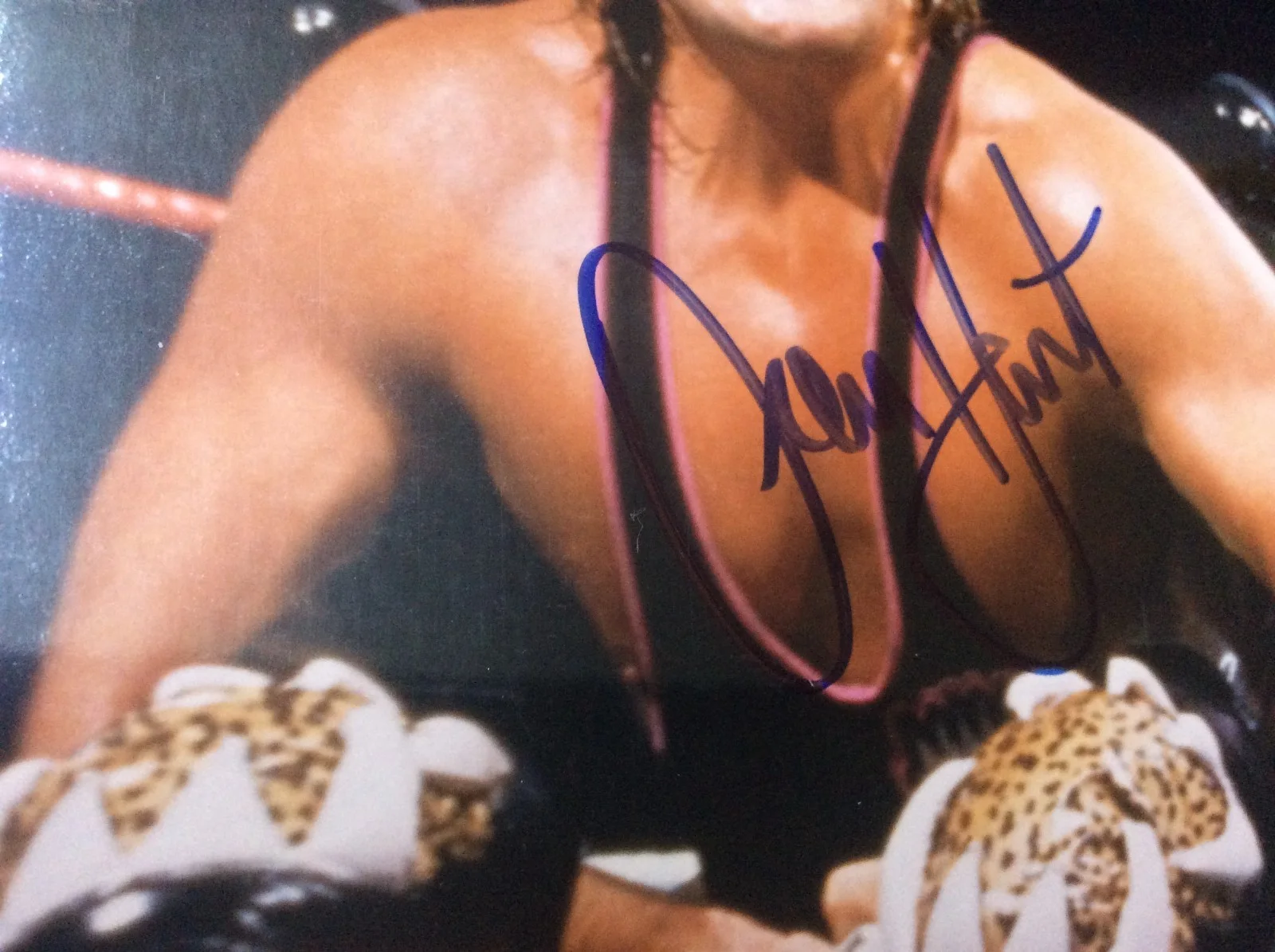 Owen Hart Signed 8x10 Original Promo Autograph Photo WWF BECKETT BAS COA, image 2