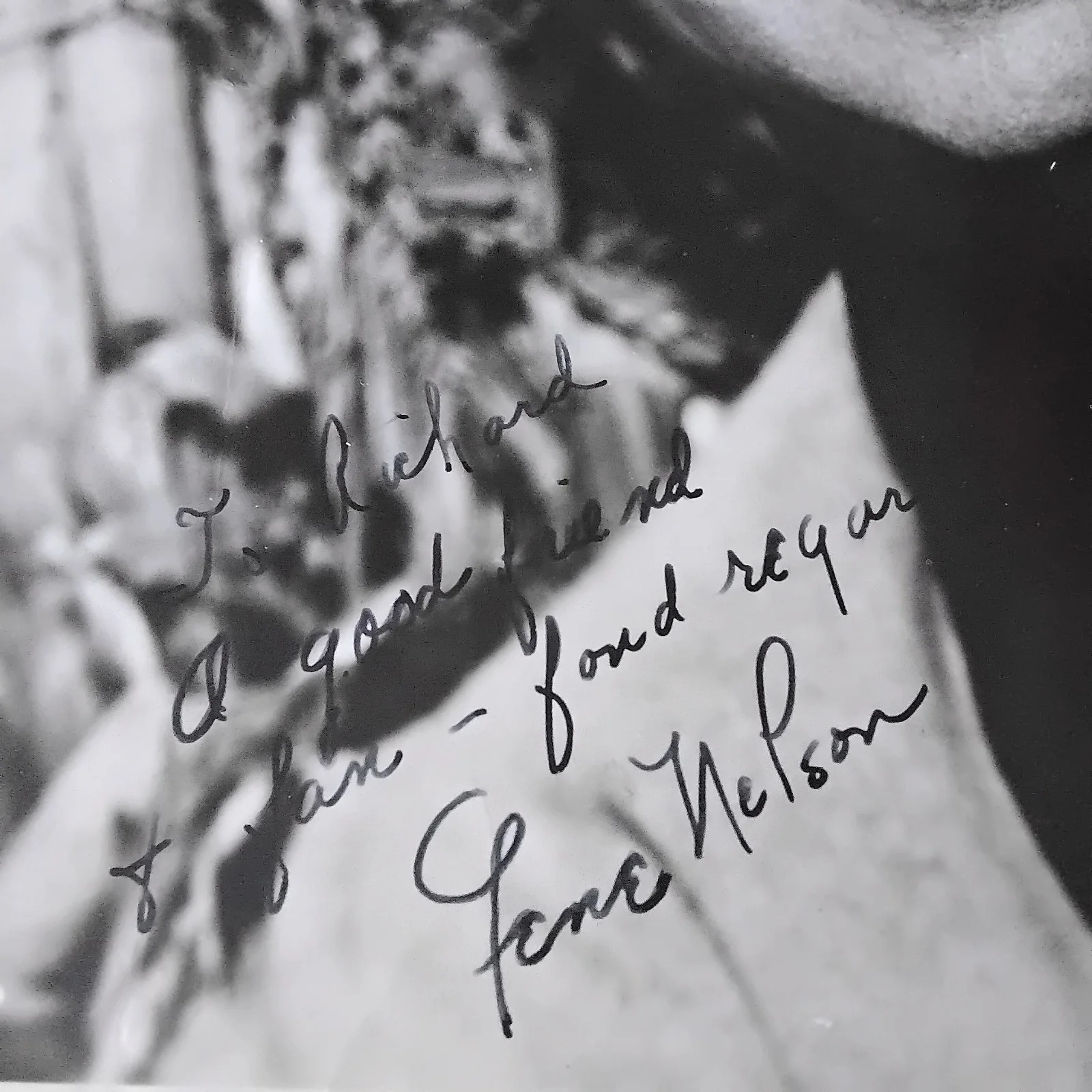Gene Nelson SIGNED Photo Movie Actor Dancer Oklahoma Tea for Two Rosie O'Grady, изображение 4