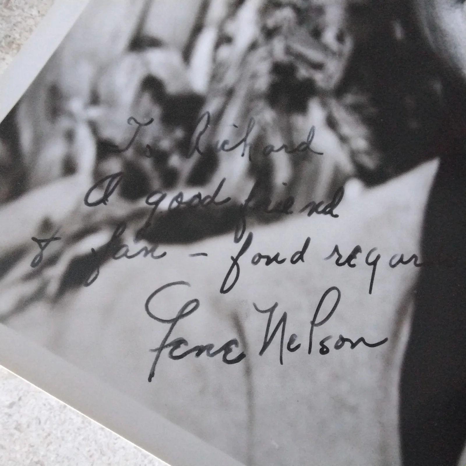 Gene Nelson SIGNED Photo Movie Actor Dancer Oklahoma Tea for Two Rosie O'Grady, изображение 5