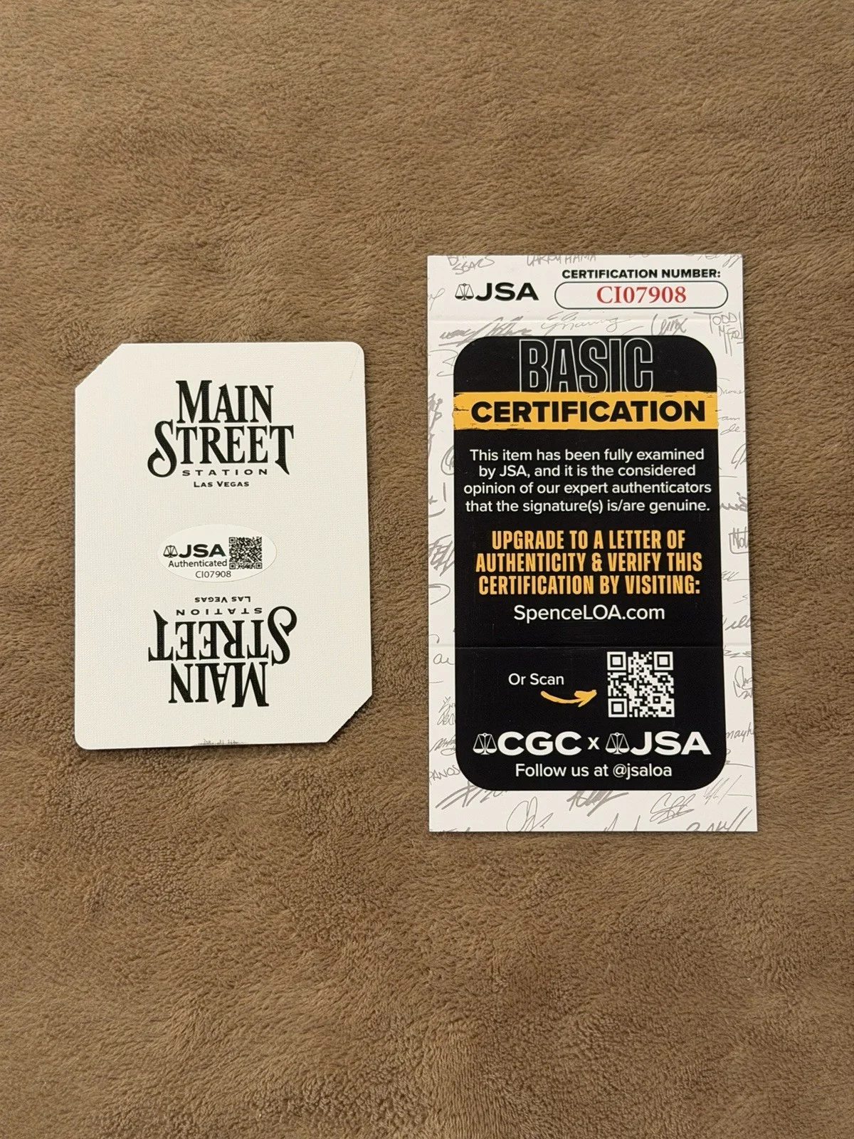 Henry Hill Signed Playing Card JSA COA Goodfellas Autograph Authentic, image 4