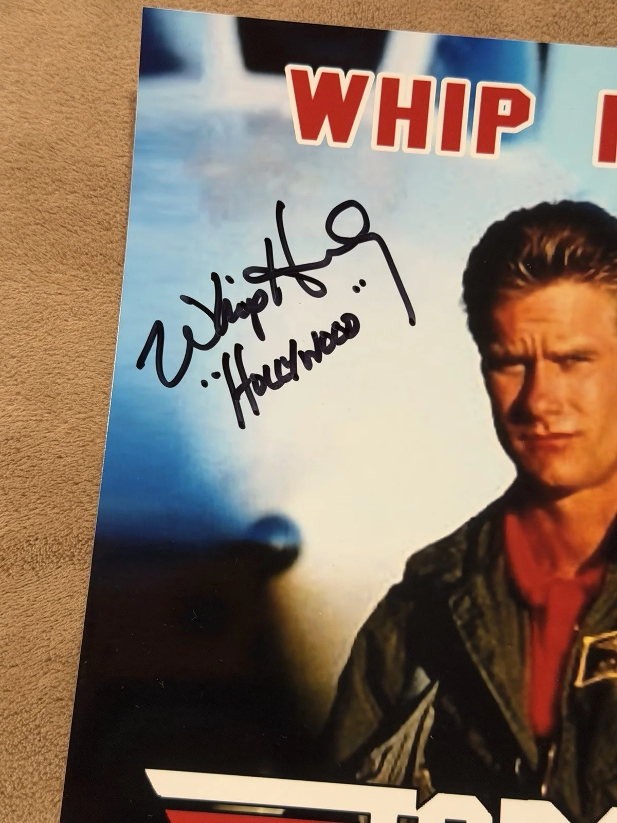 Whip Hubley Signed 8x10 Photo Top Gun JSA COA Autograph Authentic Hollywood, image 3