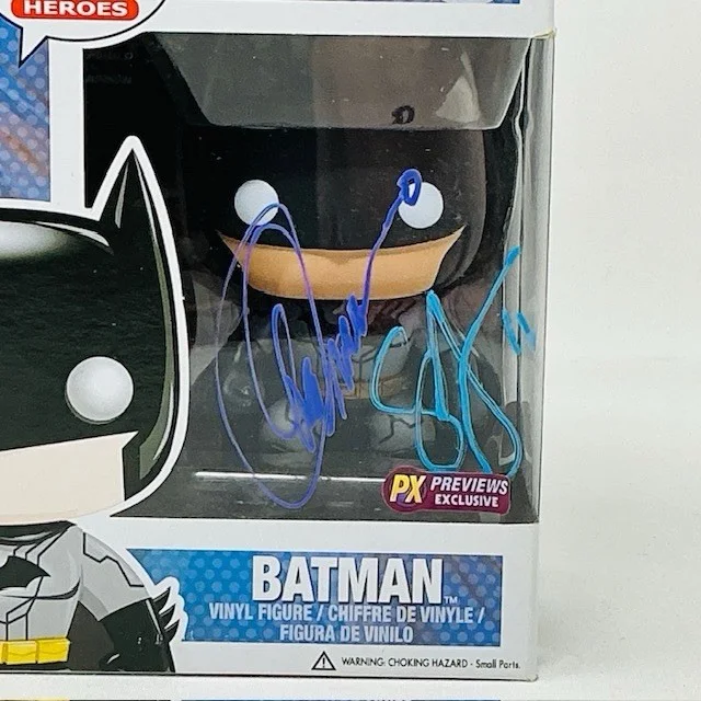 Gregory Capullo & Scott Snyder Autographed DC Universe Batman Funko Pop #01 JSA, image 2