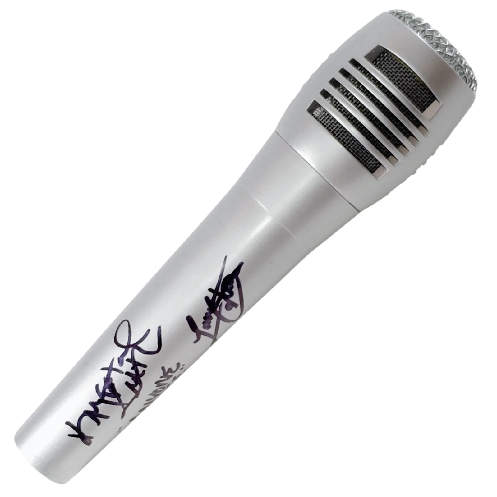 Lance Carpenter and Krystal Keith Duo Signed Microphone Country Music Proof COA, изображение 3