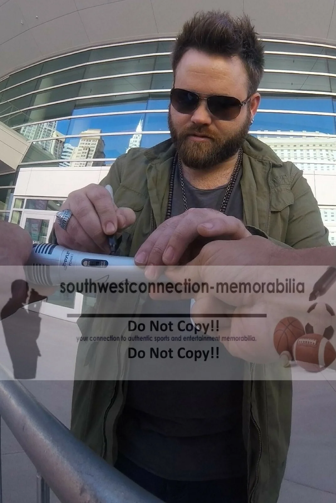 The Swon Brothers Signed Microphone Proof Country Music Autograph Zach Colton, изображение 4