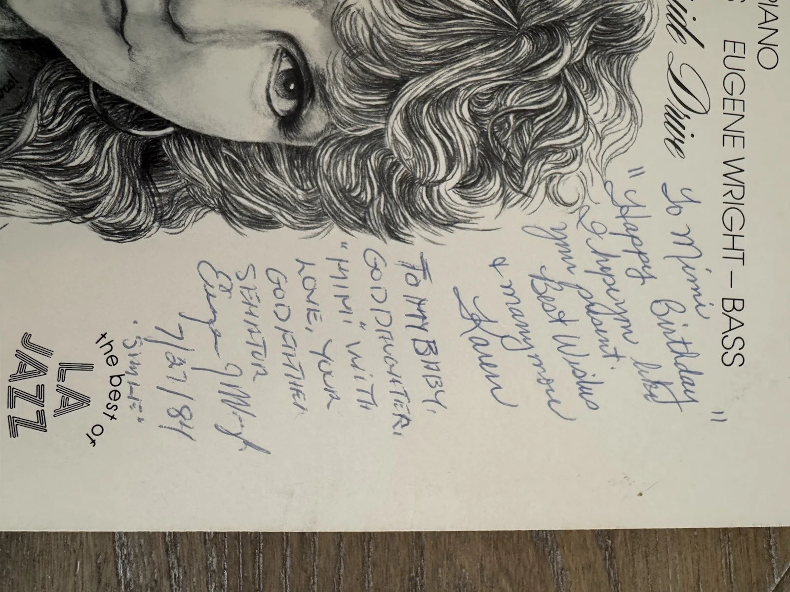 Autographed Vinyl Album Karen Hernandez Riverside Drive, image 3