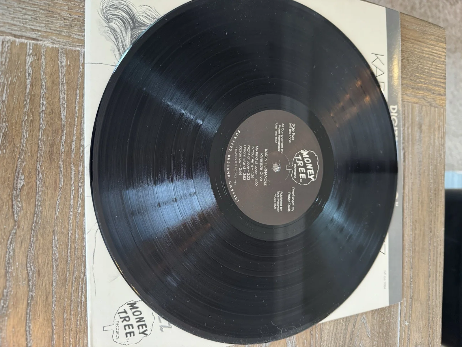 Autographed Vinyl Album Karen Hernandez Riverside Drive, image 4