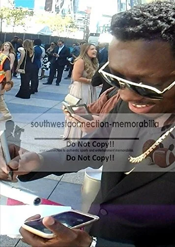 Michael Blackson — Michael Blackson Signed Microphone Stand Up Comedy Modasucka ComicView Proof COA, image 2