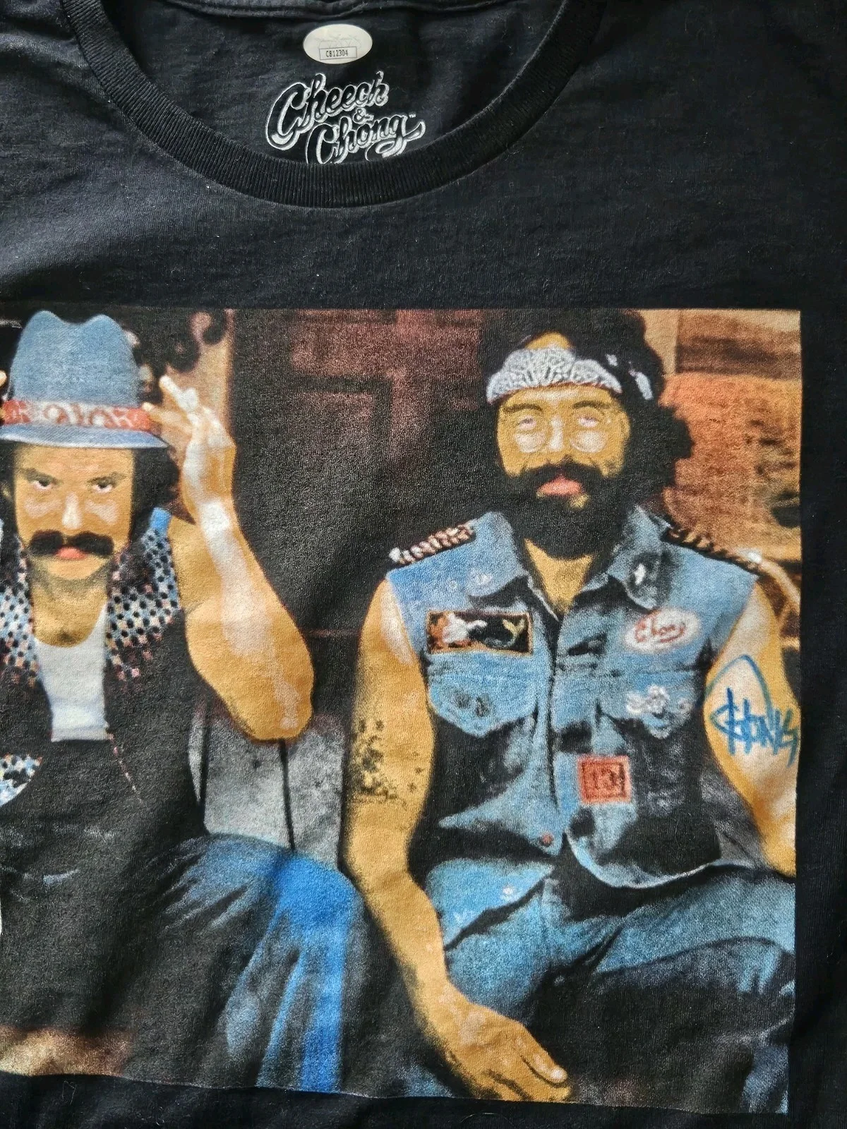Cheech Marin — Tommy Chong Signed Personal Cheech & Chong T-Shirt Autographed JSA COA with Pics, изображение 4