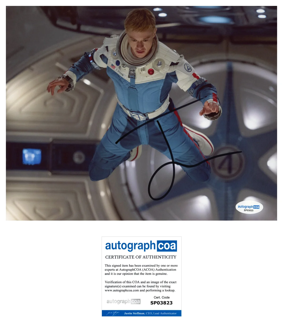 Joseph Quinn Fantastic Four Autographed Signed 8x10 Photo ACOA, image 2
