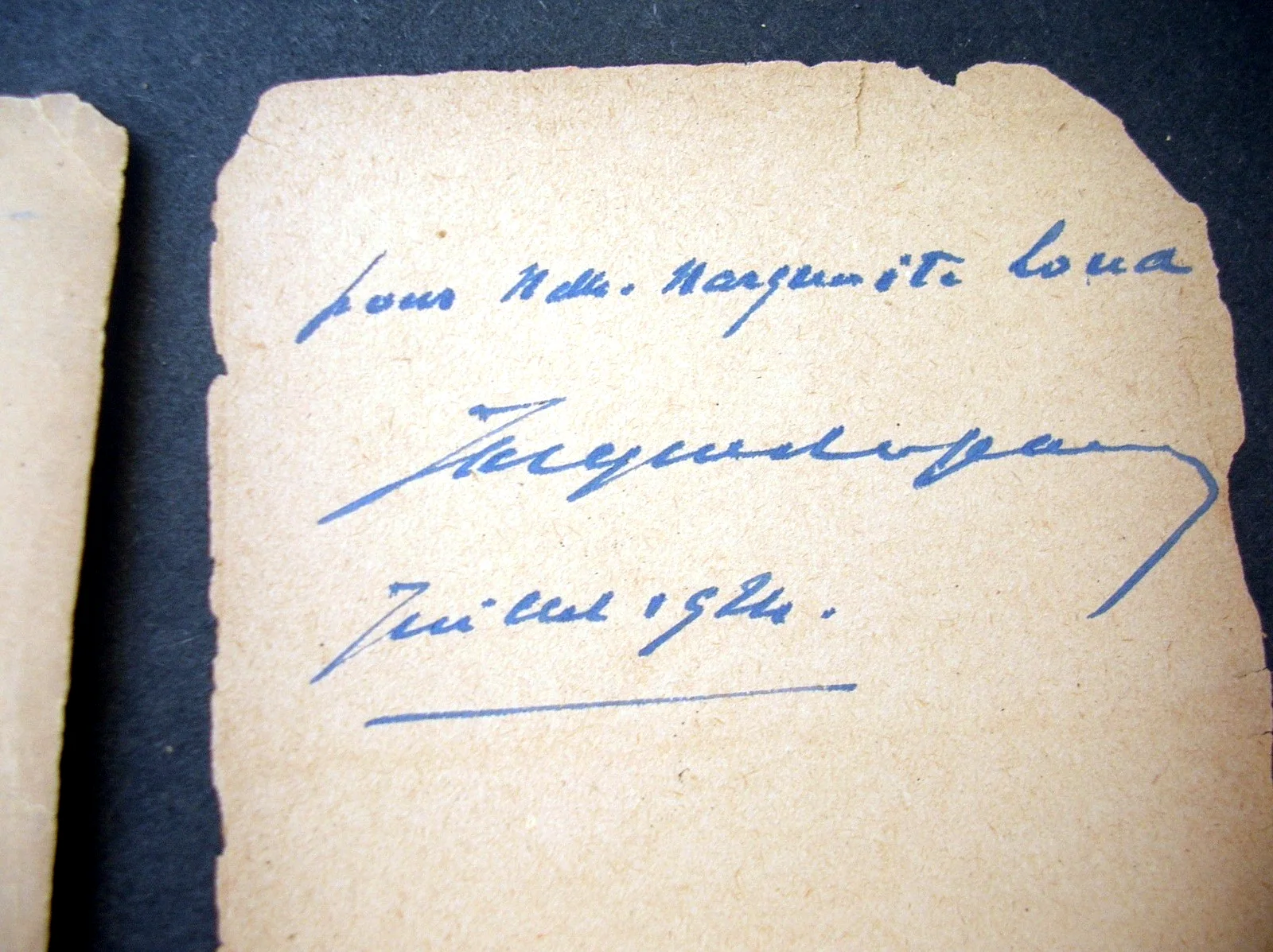 JACQUES COPEAU — 1924 JACQUES COPEAU Hand Signed Autograph, French Actor, Director COA/JSA, изображение 2