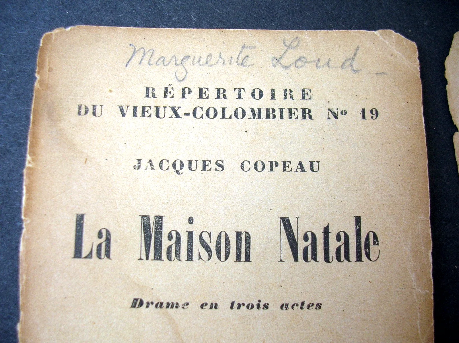 JACQUES COPEAU — 1924 JACQUES COPEAU Hand Signed Autograph, French Actor, Director COA/JSA, изображение 3