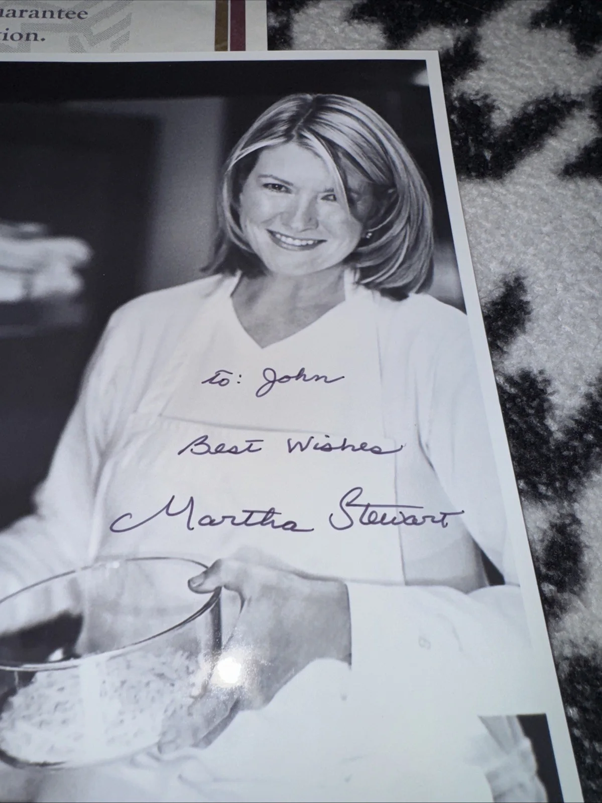 Martha Stewart — Authentic Signed Martha Stewart 8x10 Photo, image 3