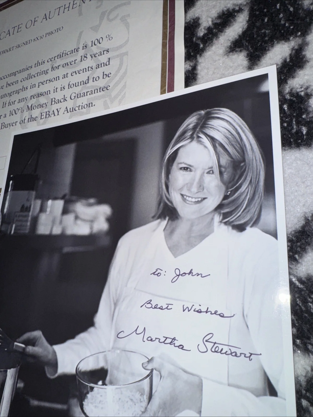 Martha Stewart — Authentic Signed Martha Stewart 8x10 Photo, image 4
