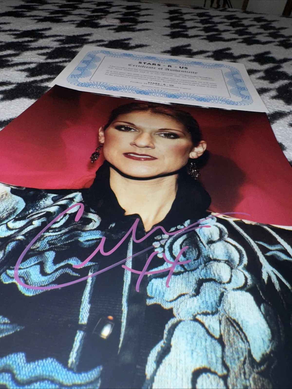 Authentic Signed Celine Dion 8x10 Photo, image 3